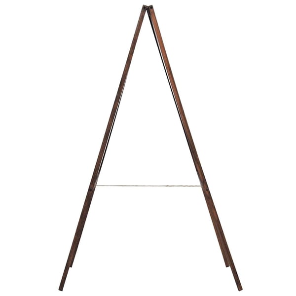 vidaXL dobbeltsidet tavle cedertræ fritstående 40 x 60 cm