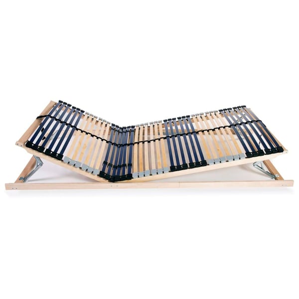 vidaXL Spilebase med 42 lameller 7 soner 120x200 cm