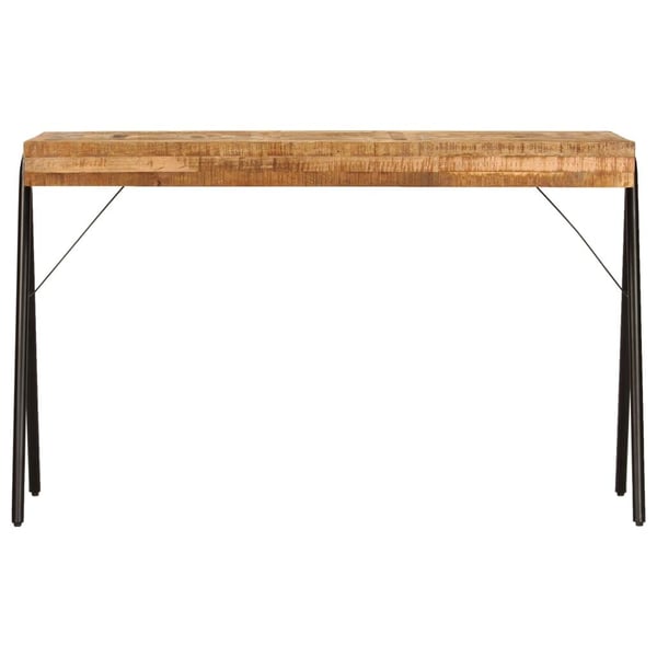 vidaXL Skrivebord heltre mango 118x50x75 cm
