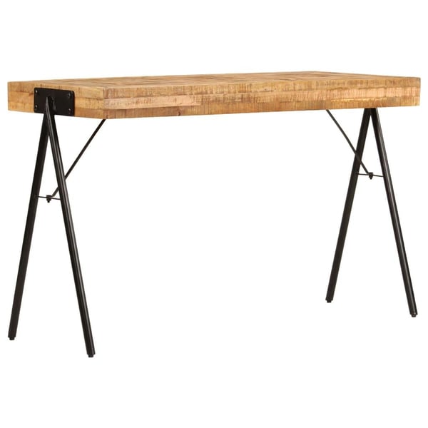 vidaXL Skrivebord heltre mango 118x50x75 cm