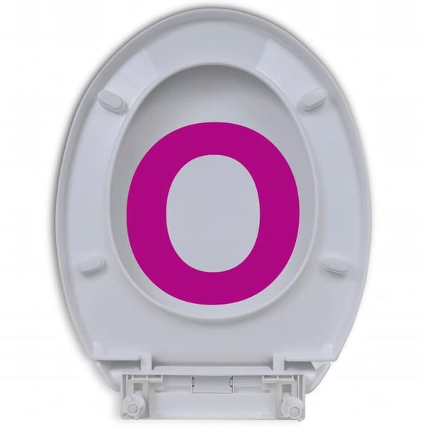 vidaXL Toalettseter med myk lukkefunksjon 2 stk plast hvit