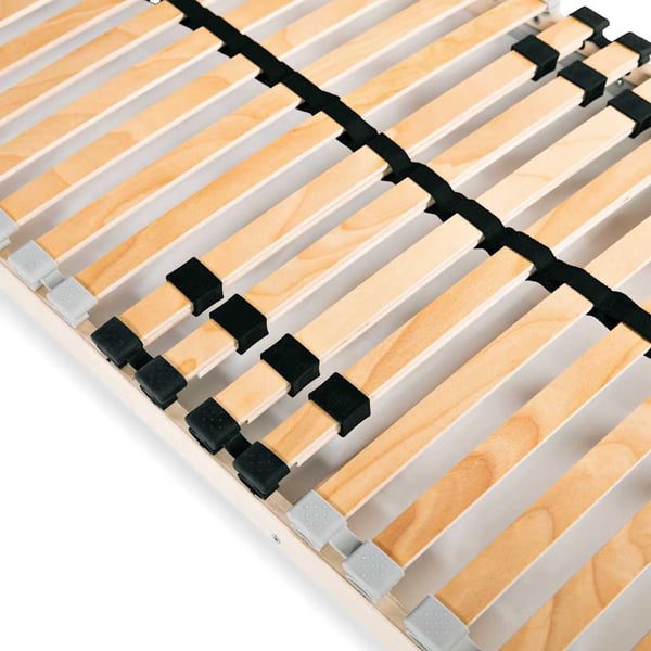 vidaXL Ribbotten utan madrass med 28 ribbor 7 zoner 90x200 cm