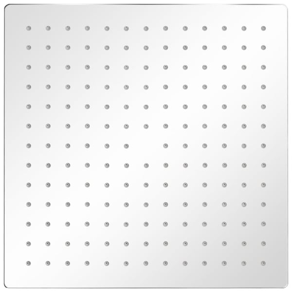 vidaXL Regndusjhode 2 stk rustfritt stål 30x30 cm