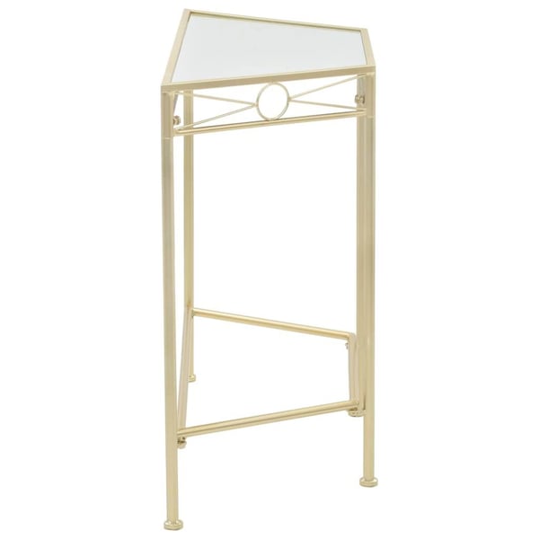 vidaXL Sivupöytä vintagetyyli metalli 87x34x73 cm kulta