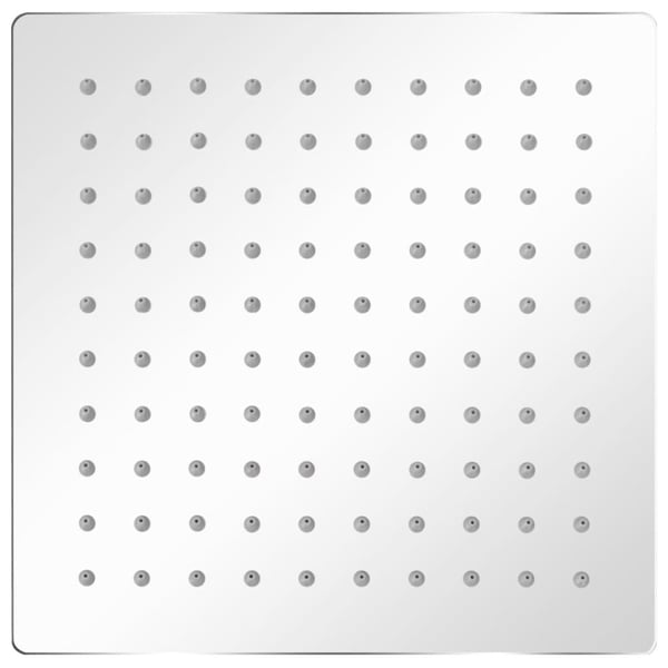 vidaXL bruserhoveder rainshower 2 stk. rustfrit stål 20 x 20 cm