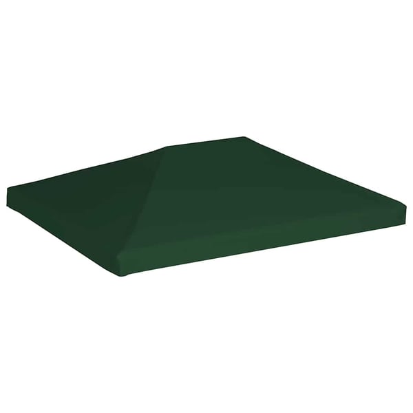 vidaXL Toppduk til paviljong 310 g/m² 4x3 m grønn
