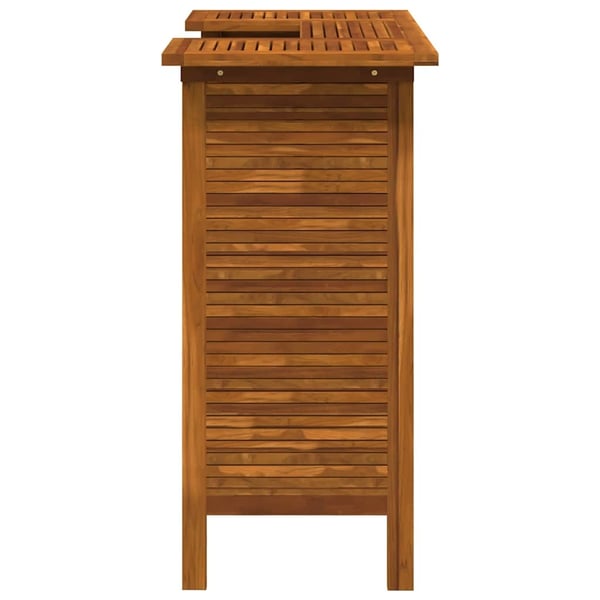 vidaXL Barbord 110x50x105 cm heltre akasie