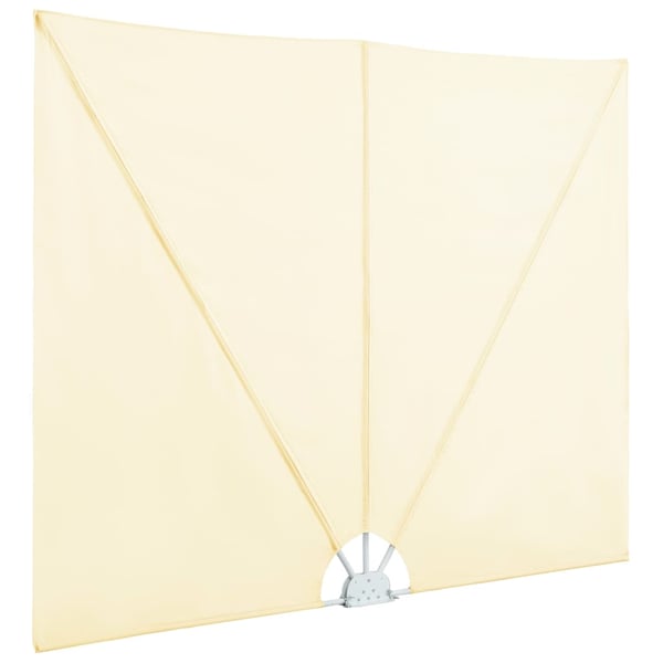 vidaXL Sidomarkis för terrass gräddvit 300x200 cm
