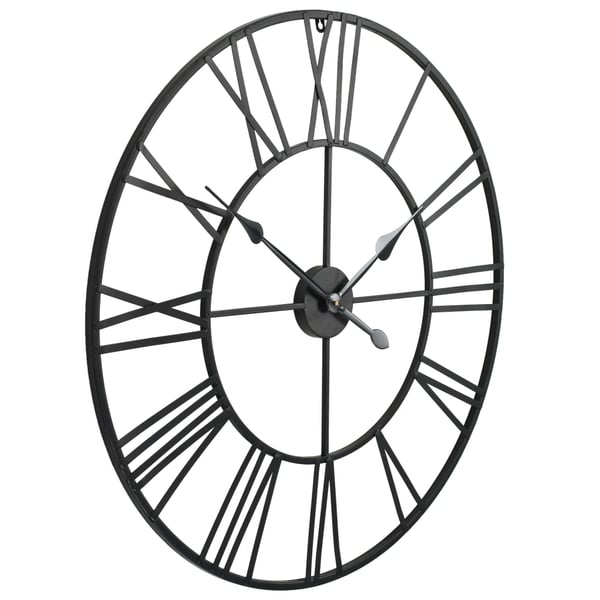 vidaXL vægur i vintagestil kvarts-urværk metal 80 cm XXL