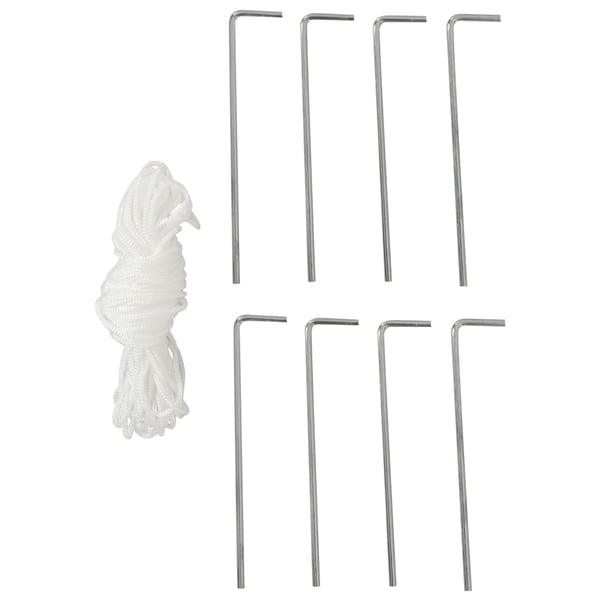 vidaXL Festtelt med 10 sidevegger av netting 12x3 m