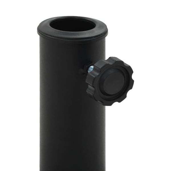 vidaXL parasolfod firkantet polyresin 8 kg sort