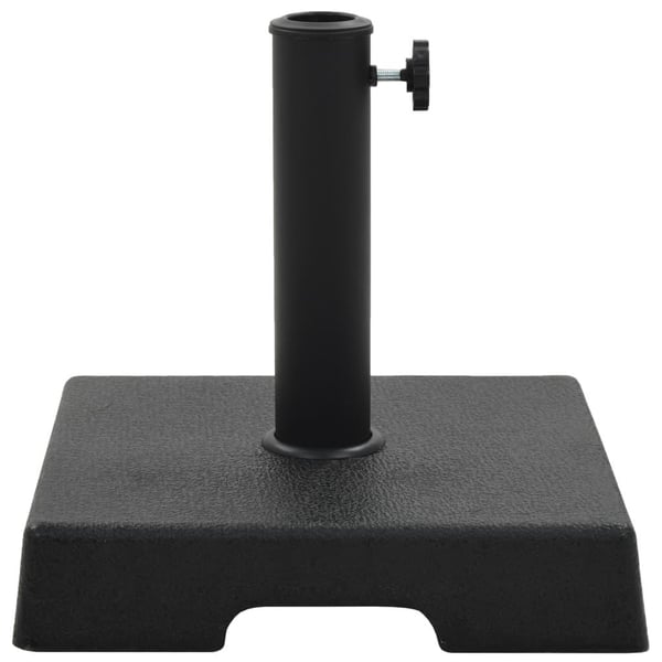 vidaXL parasolfod firkantet polyresin 8 kg sort