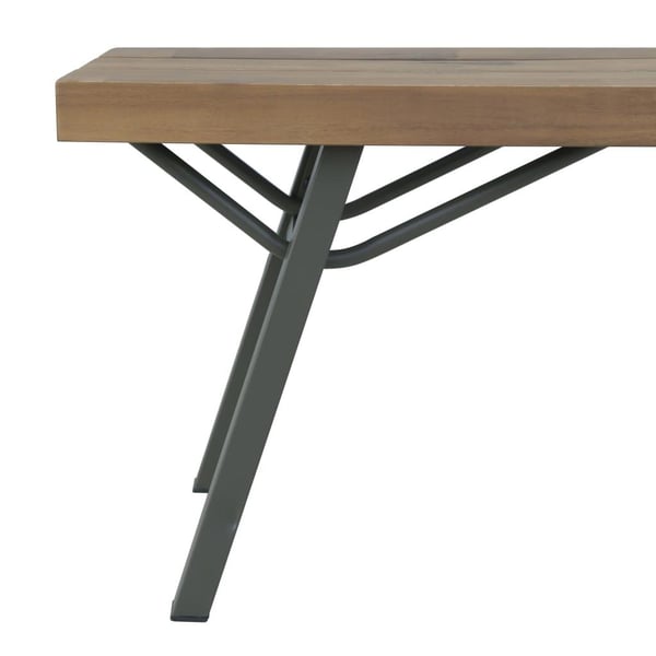 vidaXL havebænk 120 cm massivt akacietræ