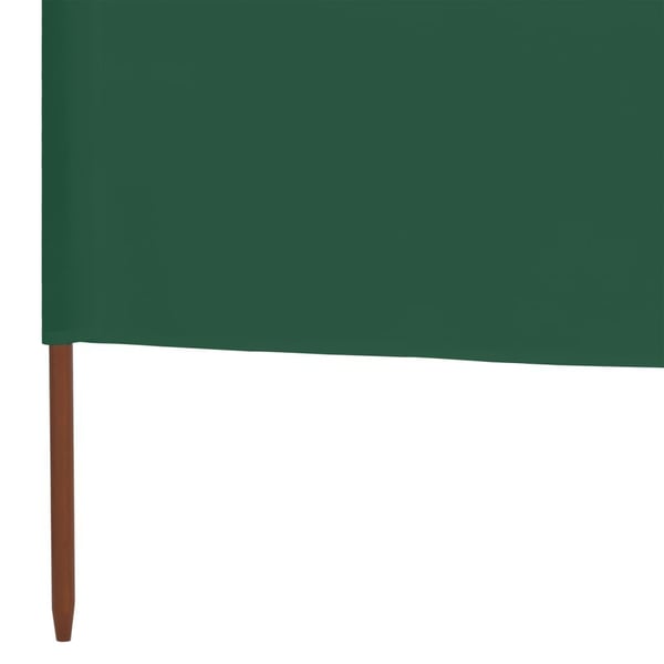 vidaXL Tuulensuojakangas 6 paneelilla 800 x 80 cm vihreä