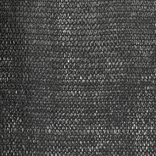 vidaXL Skjermnett HDPE 1,5x25 m svart