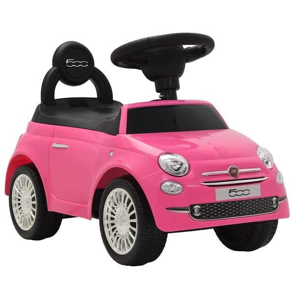 vidaXL Gåbil Fiat 500 rosa