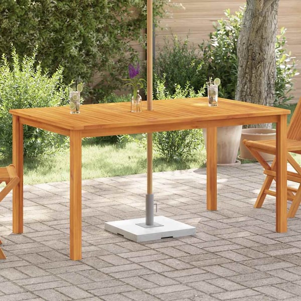 vidaXL Hagebord 150x90x74 cm heltre akasie
