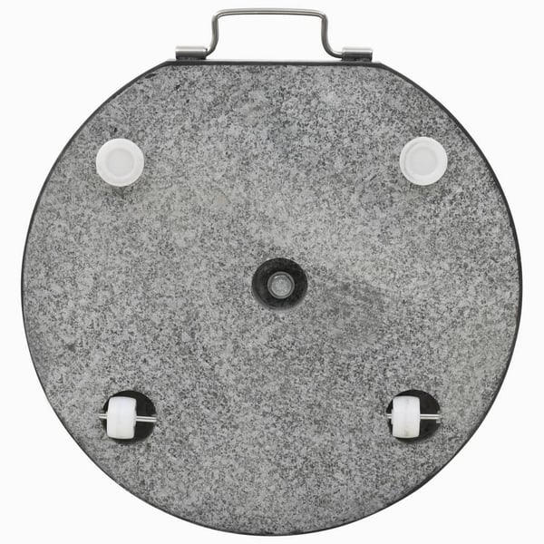 vidaXL parasolfod granit 30 kg rund sort
