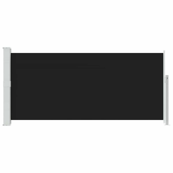 vidaXL sammenrullelig sidemarkise 140x300 cm sort