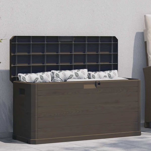 vidaXL Putekasse 280 L brun
