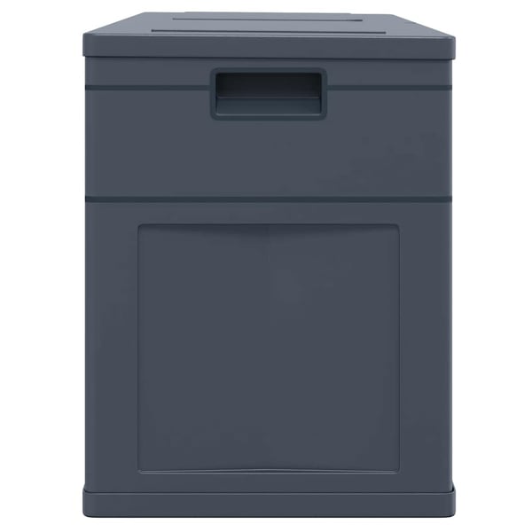 vidaXL Putekasse 320 L svart