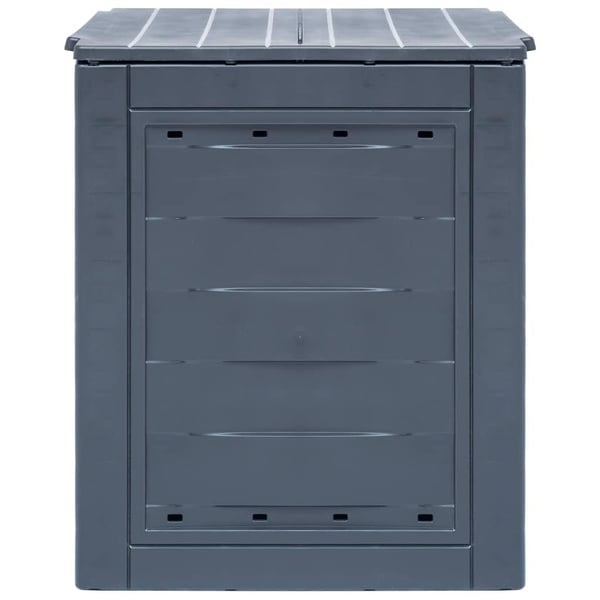 vidaXL Kompostkasse 60x60x73 cm grå 260 L