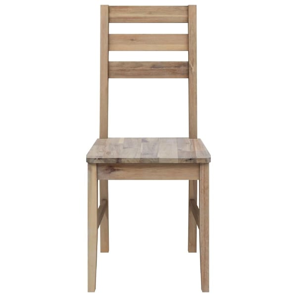 vidaXL Spisestoler 2 stk heltre akasie