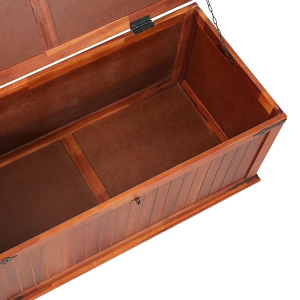 vidaXL Oppbevaringskiste 79x34x32 cm heltre akasie