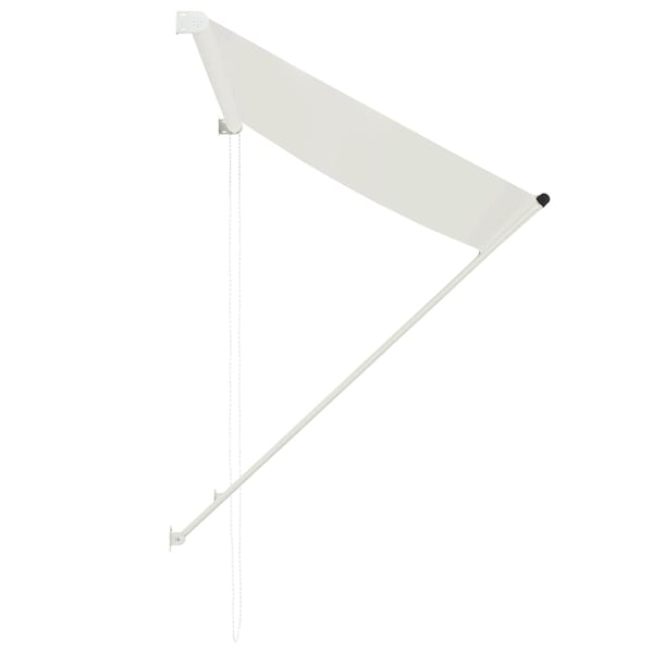 vidaXL foldemarkise 150x150 cm cremefarvet