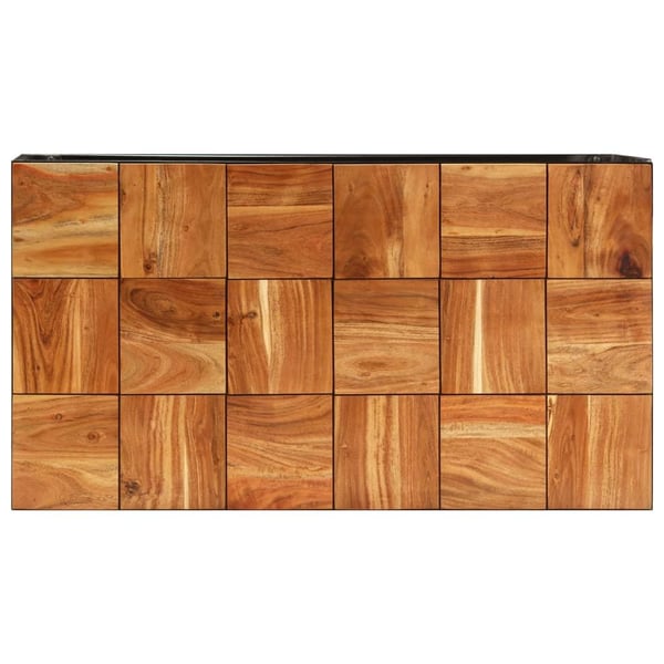 vidaXL Sofabord 110x60x40 cm heltre akasie og stål change2
