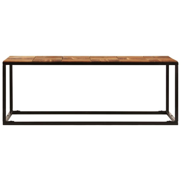 vidaXL Sofabord 110x60x40 cm heltre akasie og stål change2