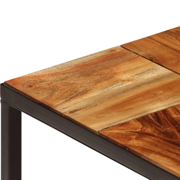 vidaXL Sofabord 110x60x40 cm heltre akasie og stål change2