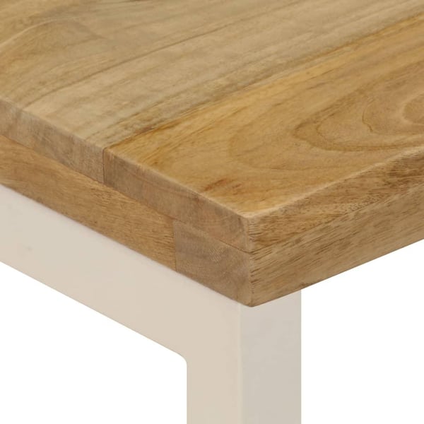 vidaXL Sofabord 100x50x35 cm heltre mango og stål change2