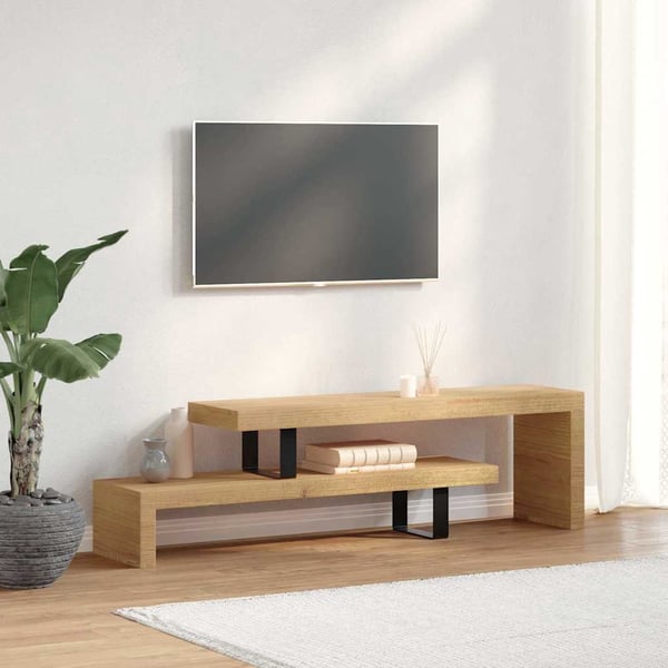 vidaXL tv-bord massivt mangotræ