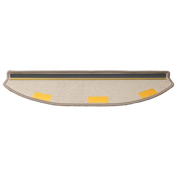 vidaXL 15 stk. trappemåtter 56 x 17 x 3 cm gråbrun