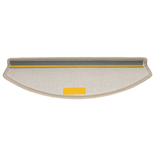 vidaXL 15 stk. trappemåtter 65 x 24 x 4 cm gråbrun