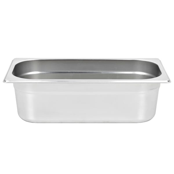 vidaXL gastronorm beholder 8 stk. GN 1/3 100 mm rustfrit stål