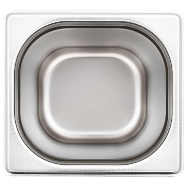 vidaXL gastronorm beholder 8 stk. GN 1/6 200 mm rustfrit stål