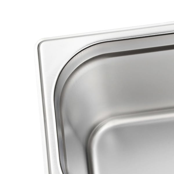 vidaXL Gastronormbeholdere 4 stk GN 1/3 200 mm rustfritt stål