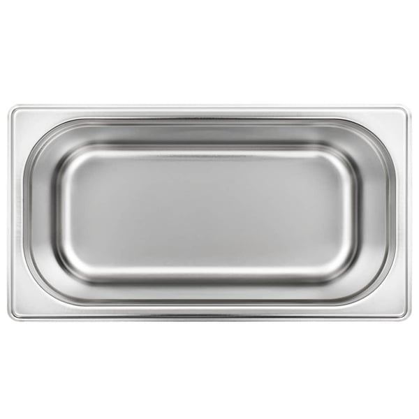 vidaXL Gastronormbeholdere 4 stk GN 1/3 150 mm rustfritt stål