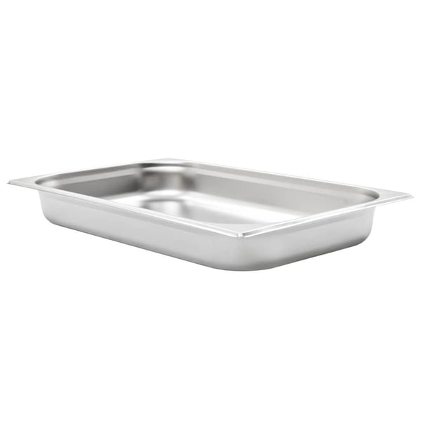 vidaXL Gastronormbeholdere 4 stk GN 1/1 65 mm rustfritt stål