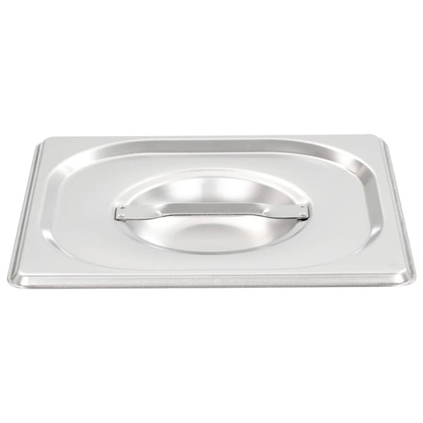 vidaXL Pannelokk 8 stk GN 1/6 rustfritt stål