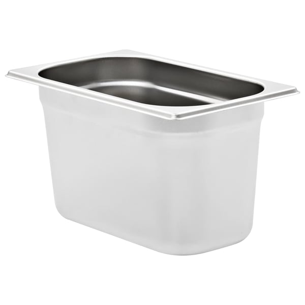 vidaXL gastronorm beholder 4 stk. GN 1/4 150 mm rustfrit stål