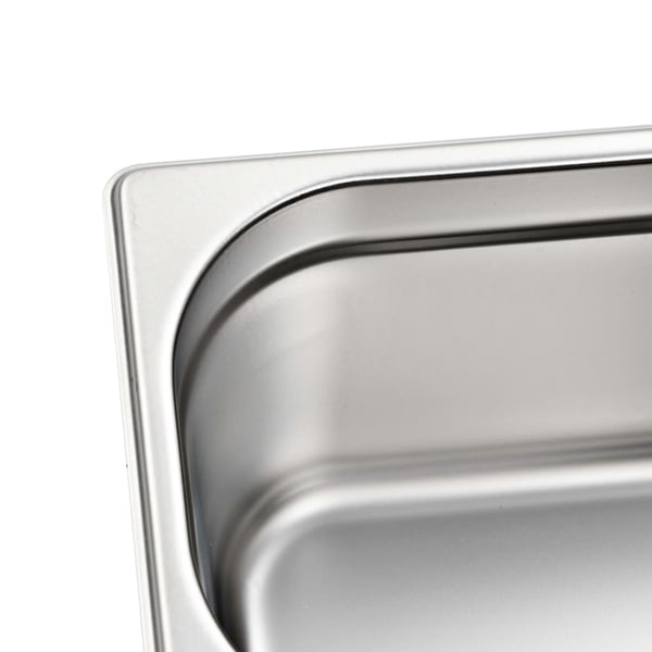 vidaXL gastronorm beholder 4 stk. GN 1/4 150 mm rustfrit stål