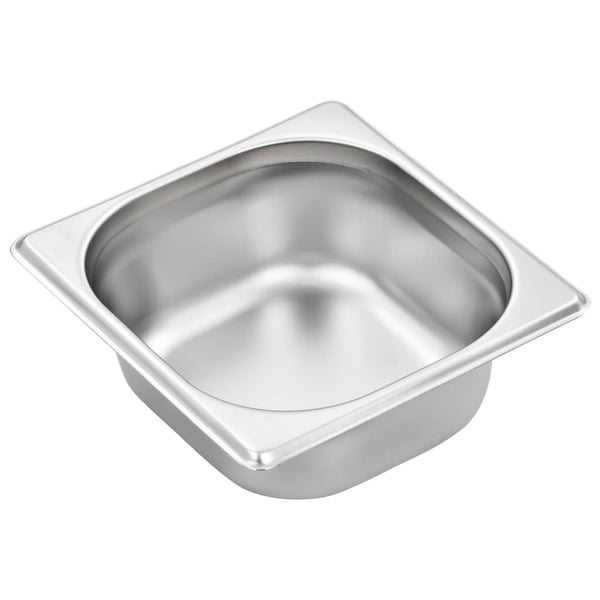 vidaXL Gastronormbeholdere 12 stk GN 1/6 65 mm rustfritt stål
