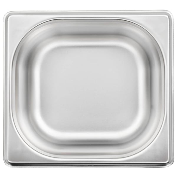 vidaXL Gastronormbeholdere 12 stk GN 1/6 65 mm rustfritt stål