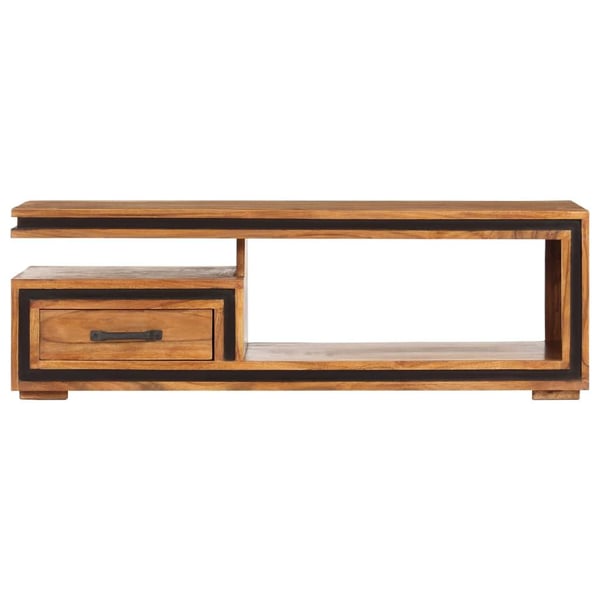 vidaXL sofabord 100x45x33 cm massivt akacietræ