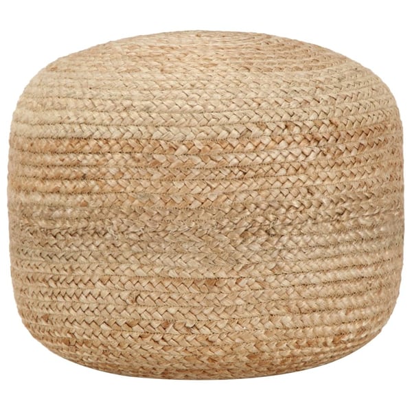 vidaXL håndlavet puf 45 x 30 jute