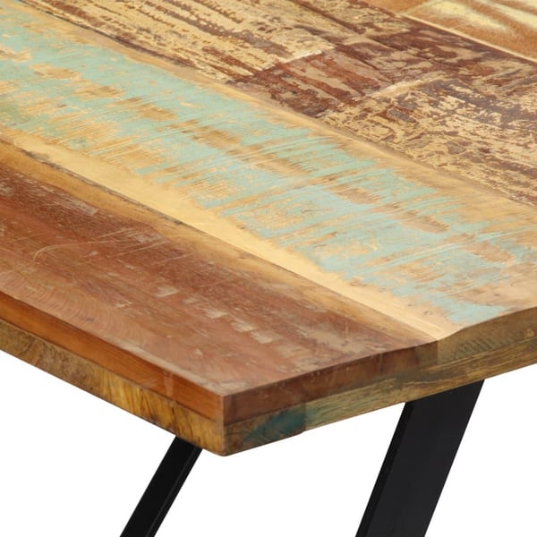 vidaXL Spisebord 180x90x76 cm gjenvunnet heltre