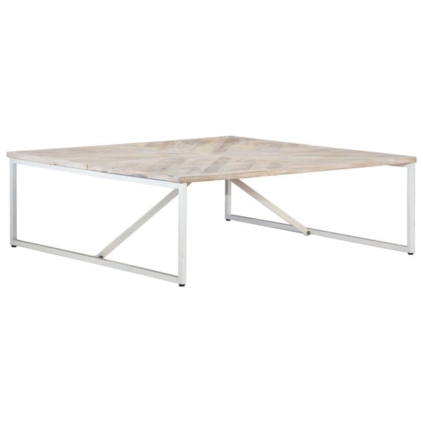 vidaXL Sofabord 110x110x36 cm heltre mango change2